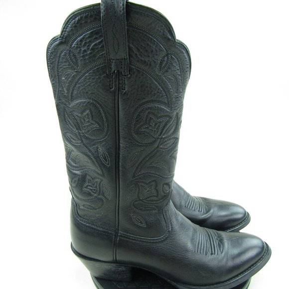 Ariat Shoes Ariat Western Boots Womens Size 75b Black Leather Pull